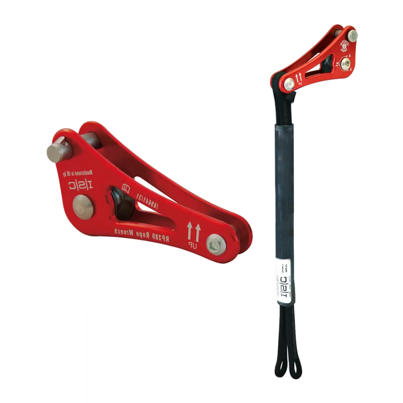 Rope wrench red + double tether