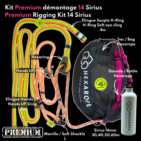 Premium Rigging kit Sirius Bull Rope