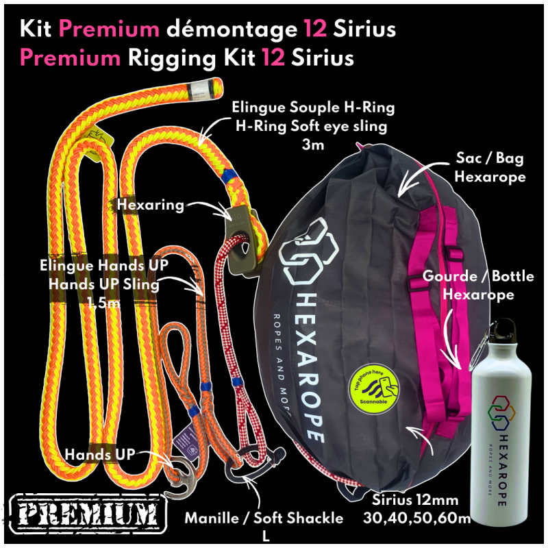 Premium Rigging kit Sirius Bull Rope