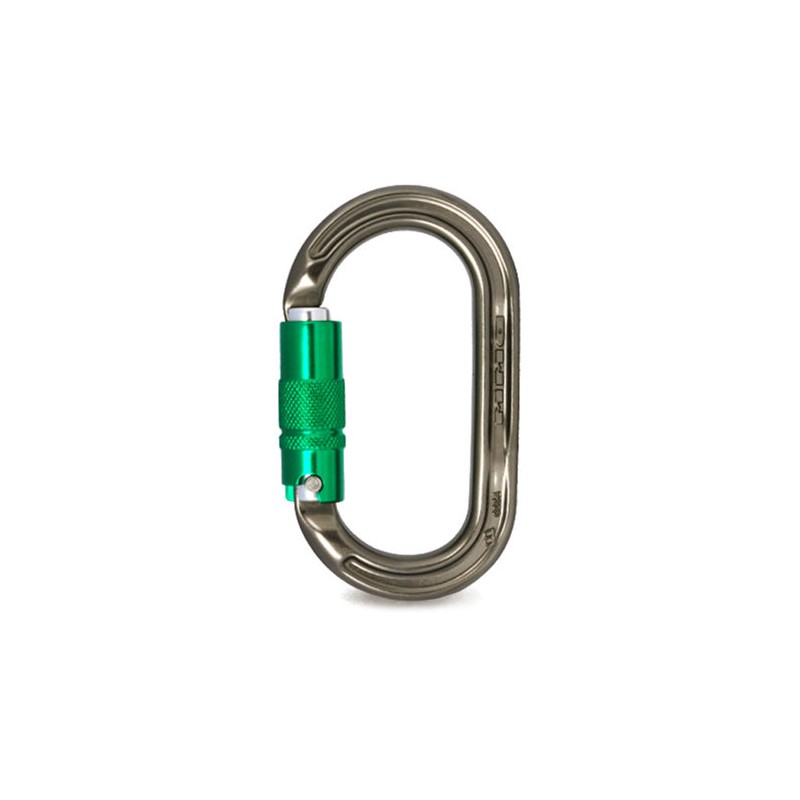 Carabiner DMM Ultra O Locksafe green