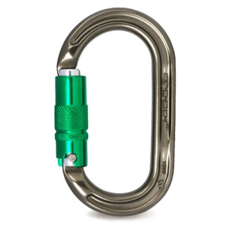 Carabiner DMM Ultra O Locksafe green