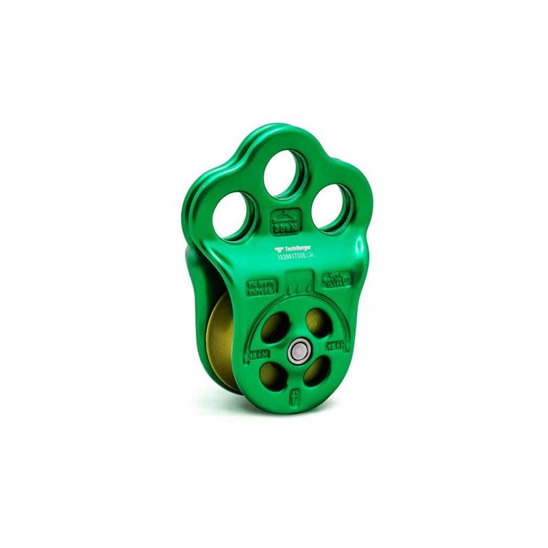 Hitch climber DMM pulley green