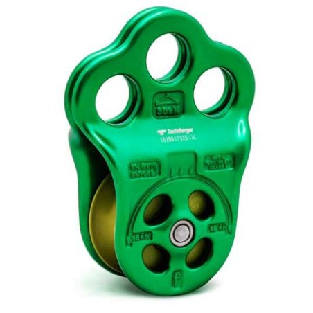 Hitch climber DMM pulley green